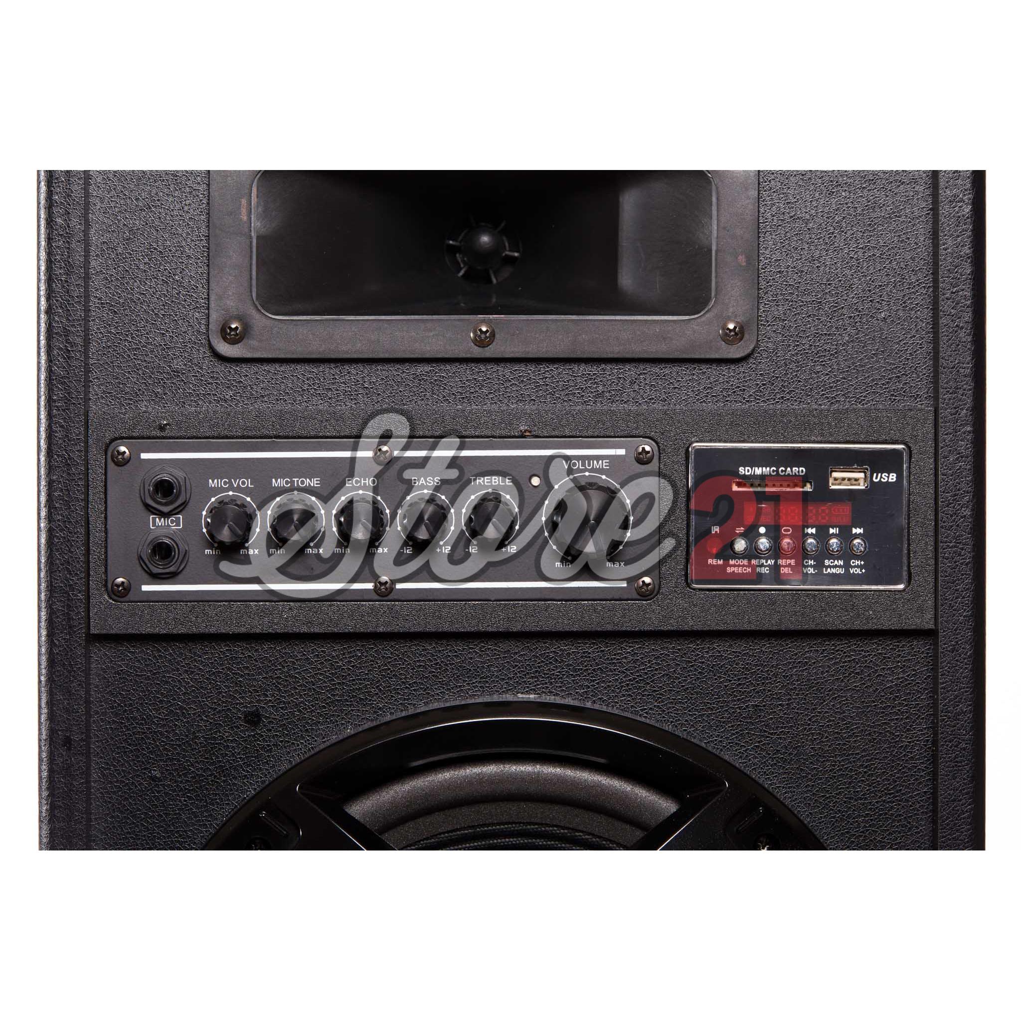 Set Boxe Active  TEMEISHENG 2308 , 650W , Bluetooth ,Radio, Usb ,SD Card,Microfon Cu Fir